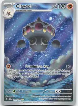 Claydol 092/086 Holo Illustration Rare Chaos Rising Pokemon Near Mint - Image 1