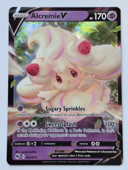 Pokemon Alcremie V 022/073 Champion’s Path Ultra Rare LP Condition - Image 1