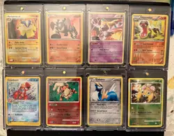 8 NEAR MINT POKEMON MIXED COLLECTION LOT MANY REVERSE HOLO (ARCANINE, JIRACHI) - Image 1