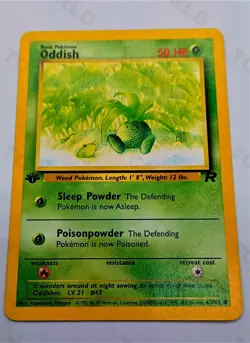 Pokemon Team rocket 1st Edition 63/82 "Oddish" NMint-Mint - Image 1
