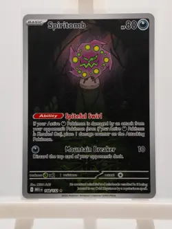 Spiritomb 148/132 Illustration Rare Mega Evolution Pokemon Near Mint - Image 1