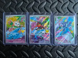 Pokemon First Partner Illustration Collection Series 1 Alolan Starters Promo Set - Image 1