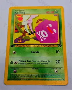 Pokemon Team rocket 1st Edition 58/82 "Koffing" Nmint-Mint - Image 1
