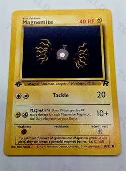 Pokemon Team rocket 1st Edition 60/82 "Magnemite" NMint-Mint - Image 1