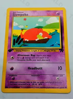 Pokemon Team rocket 1st Edition 67/82 "Slowpoke" NMint-Mint - Image 1