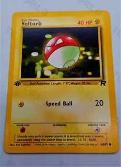 Pokemon Team rocket 1st Edition 69/82 "Voltorb" NMint-Mint - Image 1