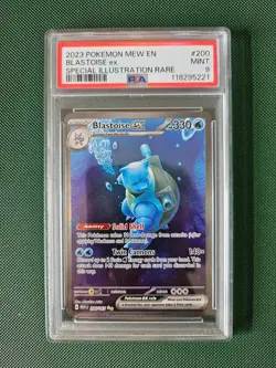 Pokemon Blastoise ex 200/165 - 151 - MINT PSA 9 - Image 1