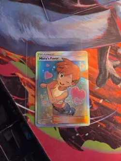 Pokemon Misty's Favor Full Art Sun & Moon Unified Minds NM 235/236 WOW LOOK - Image 1