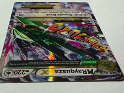 Pokemon XY Roaring Skies Mega M Rayquaza EX 76/108 Ultra Rare LP - Image 3