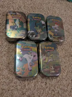 Pokemon TCG: Galar Pals C22 Mini Tins - Lot Of 5 - NEW/SEALED - Image 1
