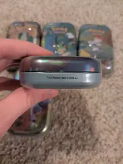 Pokemon TCG: Galar Pals C22 Mini Tins - Lot Of 5 - NEW/SEALED - Image 2