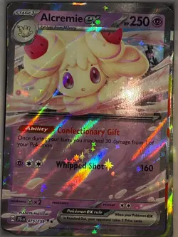 Alcremie ex 075/159 Double Rare Journey Together Pokemon Near Mint - Image 1