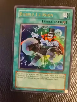 YuGiOh Bubble Illusion Ultra Rare DP1-EN024 Unlimited Edition NM - Image 1