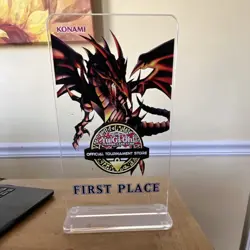 Konami Yu-Gi-Oh! TCG Official Tournament Store First Place Trophy Red-Eyes Blac… - Image 1