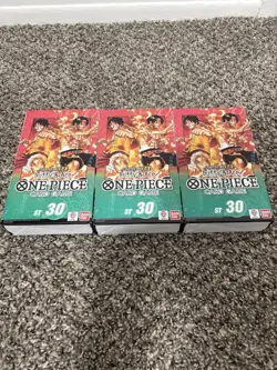 Bandai One Piece Card Game Starter Deck EX Luffy & Ace ST-30 3 Decks English - Image 1