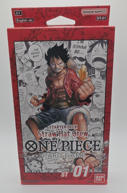 ONE PIECE TCG: Straw Hat Crew Starter Deck (ST-01) New/Sealed ENGLISH - Image 1