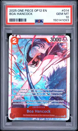 2025 ONE PIECE OP12-LEGACY OF THE MASTER #014 BOA HANCOCK PSA 10 - Image 1