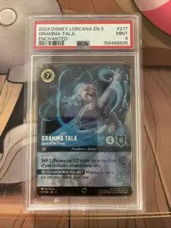 PSA 9 Enchanted Gramma Tala Spirit of the Ocean Into The Inklands Disney Lorcana - Image 1