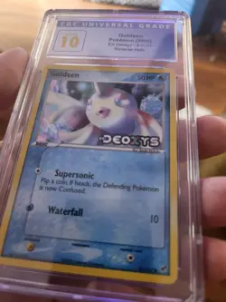 (POP 2) CGC 10 PRISTINE Goldeen Reverse Holo STAMPED EX Deoxys 61/107 Pokemon - Image 3