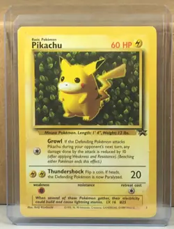 POKEMON WOTC #1 PIKACHU IVY BLACK STAR PROMO - Image 1