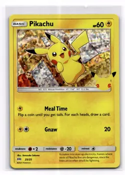 Pikachu - 25/25 McDonald's 25th Anniversary Promos - Pokemon NM 025/025 - Image 1