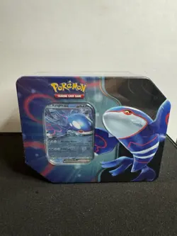 Azure Legends Tin Kyogre EX SEALED - 5 Packs + Promo - Pokemon TCG - Image 1