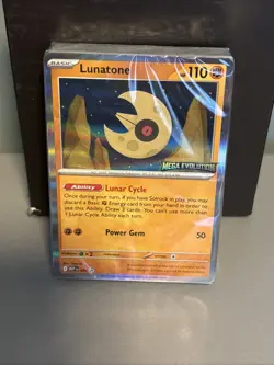 Mega Evolution Build & Battle Pokemon Deck 2025 Lunatone Sealed Deck - Image 1