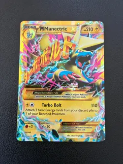 Mega M Manectric EX 120/119 Phantom Forces Secret Rare Holo Pokemon Card LP - Image 1