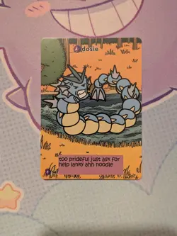 Rocket Pokiebubies Pokemon Fanart Card Dosie Alt (Gyarados) - Image 1