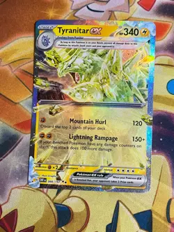 Tyranitar ex Obsidian Flames 066/197 Pokemon Trading Card Near Mint English Holo - Image 1