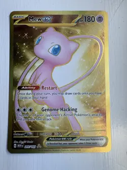 Pokemon Mew EX Hyper Rare Holo TCG Card 205/165 Scarlet & Violet 151 - Image 1