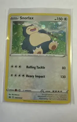 Snorlax SWSH032 SWSH: Sword & Shield Promo Cards Holo - Image 1
