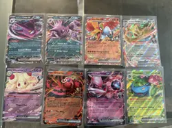 5x Pokemon EX Rare Card Bundle NM Pack Fresh Scarlet & Violet/Mega Evolution ENG - Image 1