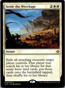 Settle the Wreckage 34 Rare Ixalan Magic: The Gathering Lightly Played - Image 1
