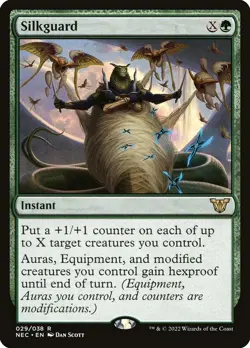 MTG Silkguard ** Neon Dynasty Commander ** English - Image 1