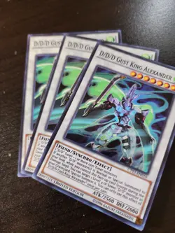 3X D/D/D Gust King Alexander (CT13-EN010) - Promo - Super Rare - NM y5 - Image 1