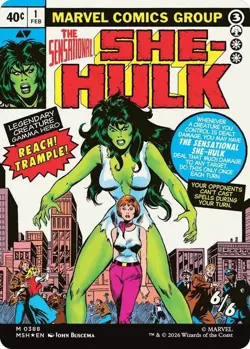 Jennifer Walters // The Sensational She-Hulk (Borderless) (0388) [Marvel Super - Image 1