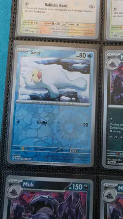 Pokemon TCG Scarlet & Violet 151 Reverse Holo Seel 086/165 - Image 1