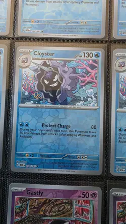 Pokemon TCG Scarlet & Violet 151 Reverse Holo Cloyster 091/165 - Image 1