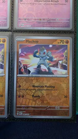 Pokemon TCG Scarlet & Violet 151 Reverse Holo Machop 066/165 - Image 1