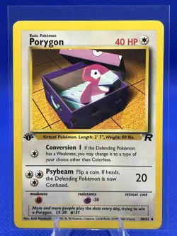 Pokemon TCG Porygon 48/102 1st Edition - Image 1