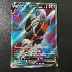 Pokemon TCG Houndoom v Darkness Ablaze Holo Card 178/189 Full Art Ultra Rare NM - Image 1