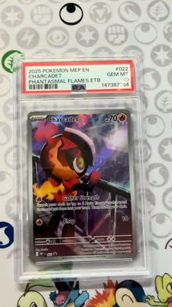 🔥🔥2025 POKEMON MEP EN-ME BLACK STAR PROMO #022 CHARCADET PSA 10🔥🔥 - Image 2