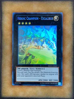 Yugioh Heroic Champion - Excalibur REDU-EN041 Ghost Rare VLP - Image 1