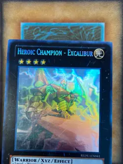 Yugioh Heroic Champion - Excalibur REDU-EN041 Ghost Rare VLP - Image 3