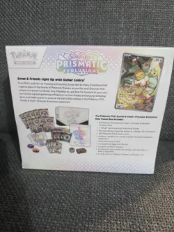 Pokemon TCG Scarlet & Violet Prismatic Evolutions Elite Trainer Box Eevee - Image 2