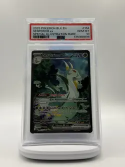 Pokemon Serperior ex 164/086 SV Black Bolt SIR Holo ENG 2025 PSA 10 - Image 1