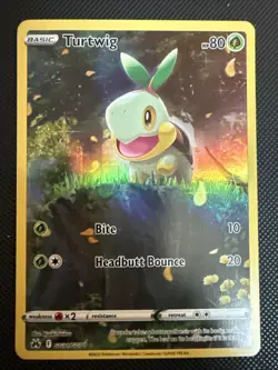 Turtwig Pokemon • Holo Rare • GG31/GG70 Crown Zenith: Galarian Gallery 28 - Image 1