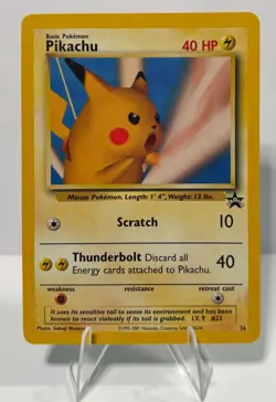 Pikachu 26 WOTC Pokemon Snap Black Star Promo - Image 1
