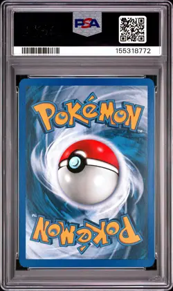 2005 POKEMON EX UNSEEN FORCES #61 LARVITAR-REVERSE FOIL PSA 8 - Image 2